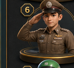 ตัวละครข้าราชการตำรวจในเกม Freedom Life Board Game