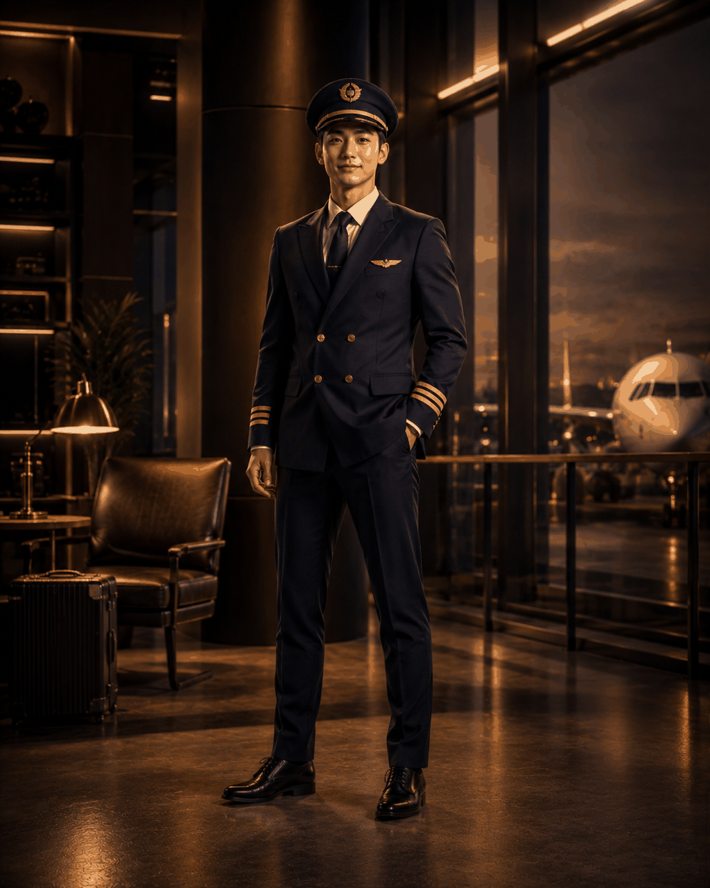 ภาพอาชีพนักบินพาณิชย์ (Co-Pilot)